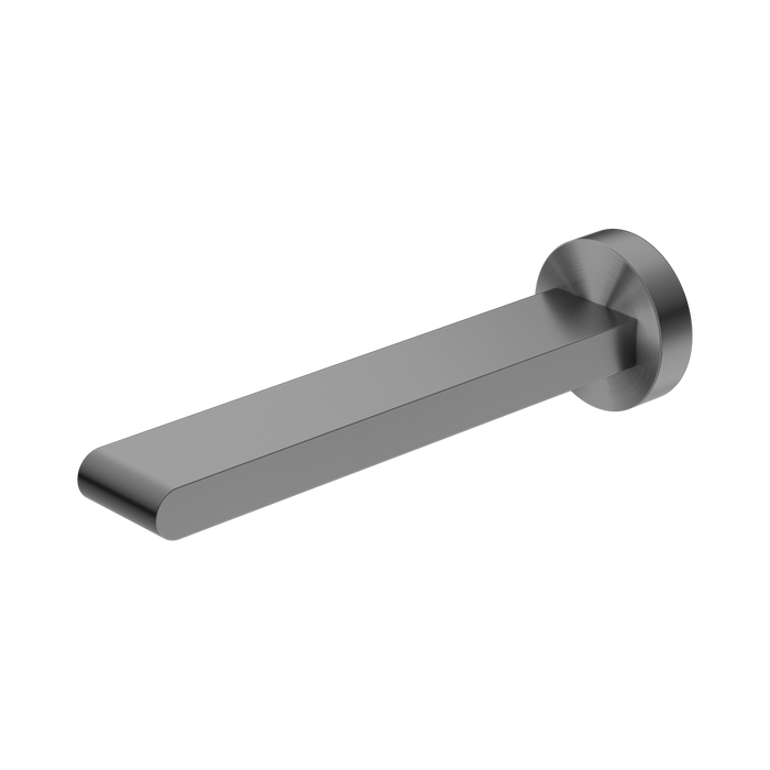 Nero Bianca Fixed Bath Spout Only 200mm - Gun Metal