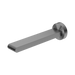 Nero Bianca Fixed Bath Spout Only 200mm - Gun Metal