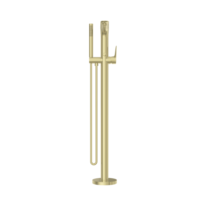 Nero NR321503aBG Bianca Freestanding Bath Mixer With Hand Shower Brushed Gold image 3 | SKU: NR321503ABG