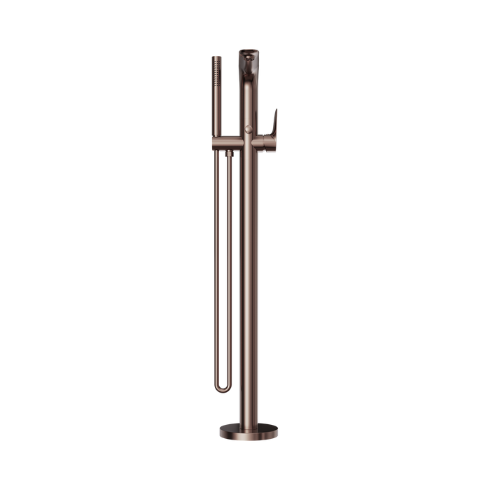 Nero NR321503aBZ Bianca Freestanding Bath Mixer With Hand Shower Brushed Bronze image 2 | SKU: NR321503ABZ