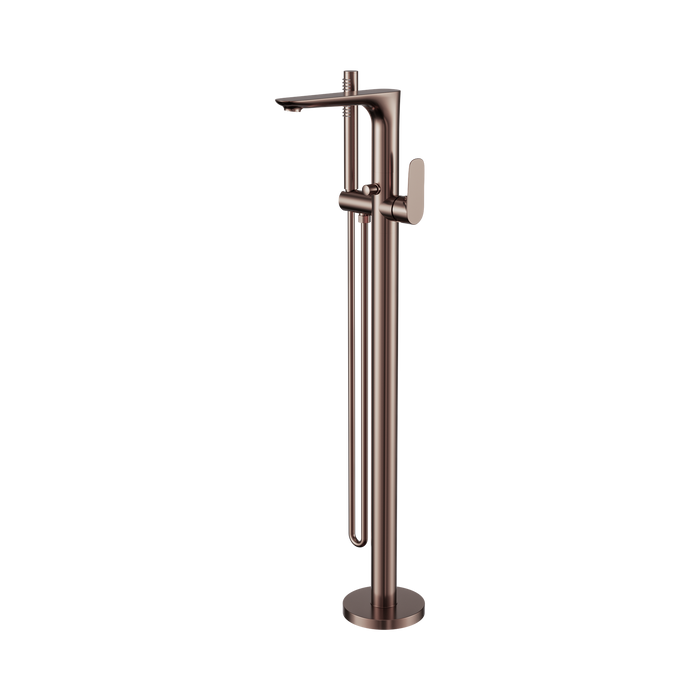 Nero NR321503aBZ Bianca Freestanding Bath Mixer With Hand Shower Brushed Bronze image 4 | SKU: NR321503ABZ