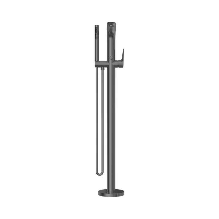 Nero NR321503aGM Bianca Freestanding Bath Mixer With Hand Shower Gun Metal image 2 | SKU: NR321503AGM