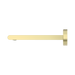 Nero NR321503bBG Bianca Fixed Bath Spout Only 240mm Brushed Gold image 3 | SKU: NR321503BBG