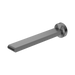 Nero Bianca Fixed Bath Spout Only 240mm - Gun Metal