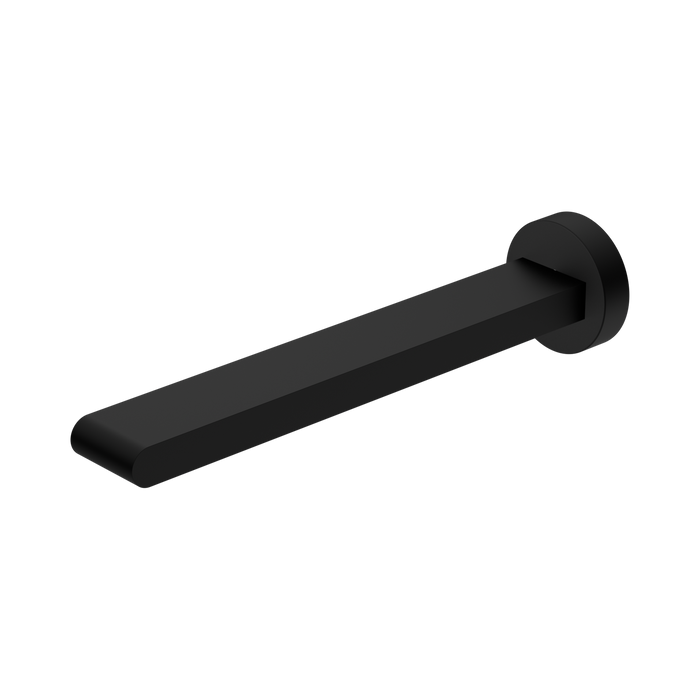 Nero Bianca Fixed Bath Spout Only 240mm - Matte Black