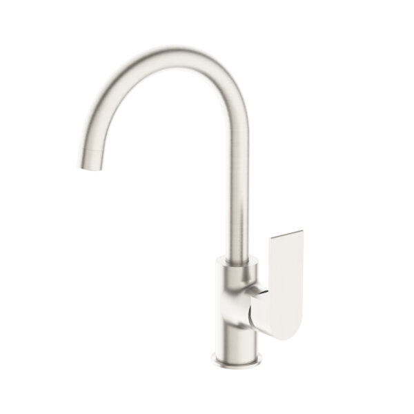 Nero Bianca Kitchen Mixer Gooseneck Spout