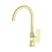Nero Bianca Kitchen Mixer Gooseneck Spout - Brushed Gold