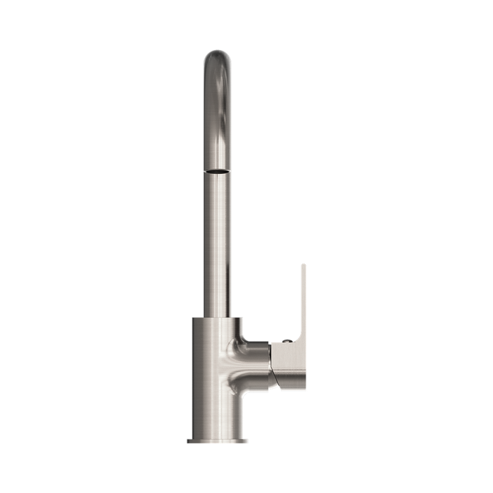 Nero NR321506BN Bianca Kitchen Mixer Gooseneck Spout Brushed Nickel image 2 | SKU: NR321506BN