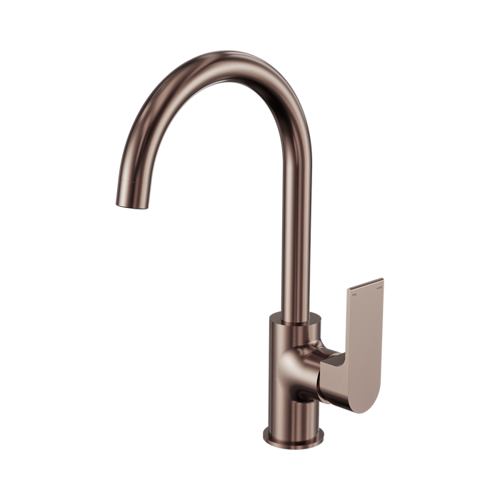 Nero Bianca Kitchen Mixer Gooseneck Spout - Brushed Bronze