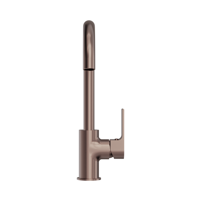 Nero NR321506BZ Bianca Kitchen Mixer Gooseneck Spout Brushed Bronze image 3 | SKU: NR321506BZ