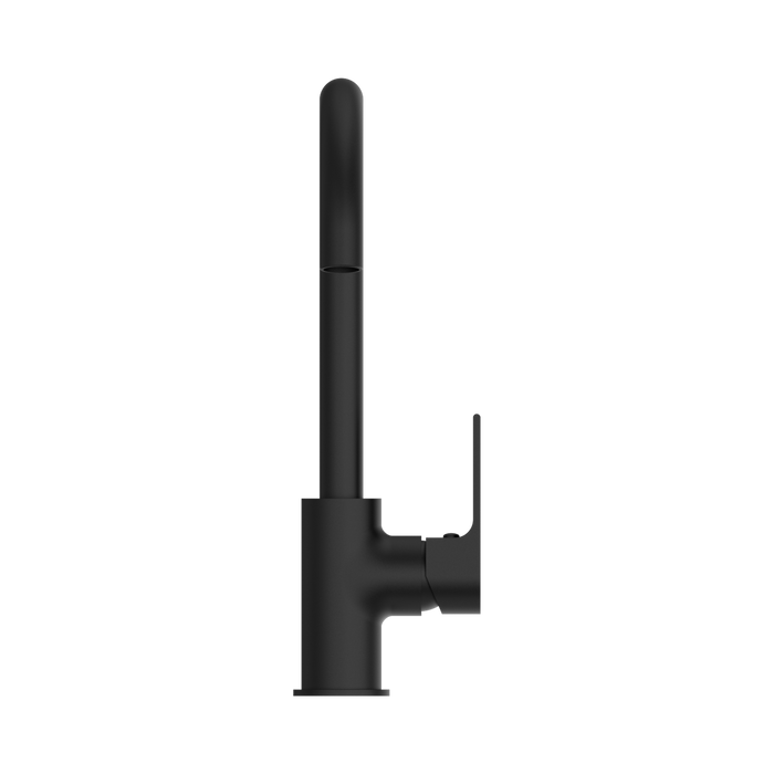 Nero NR321506MB Bianca Kitchen Mixer Gooseneck Spout Matte Black image 3 | SKU: NR321506MB
