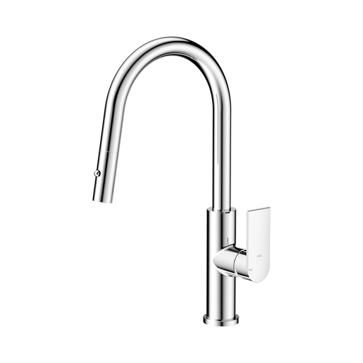 Nero Bianca Smart Sensor Pull Out Kitchen Mixer - Chrome