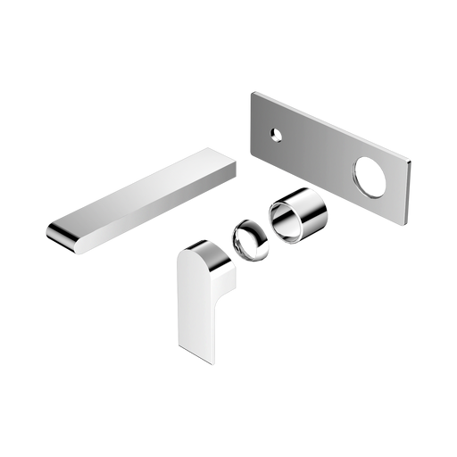 Nero Bianca Wall Basin/Bath Mixer 187mm Trim Kits Only - Chrome