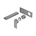 Nero Bianca Wall Basin/Bath Mixer 187mm Trim Kits Only - Gun Metal