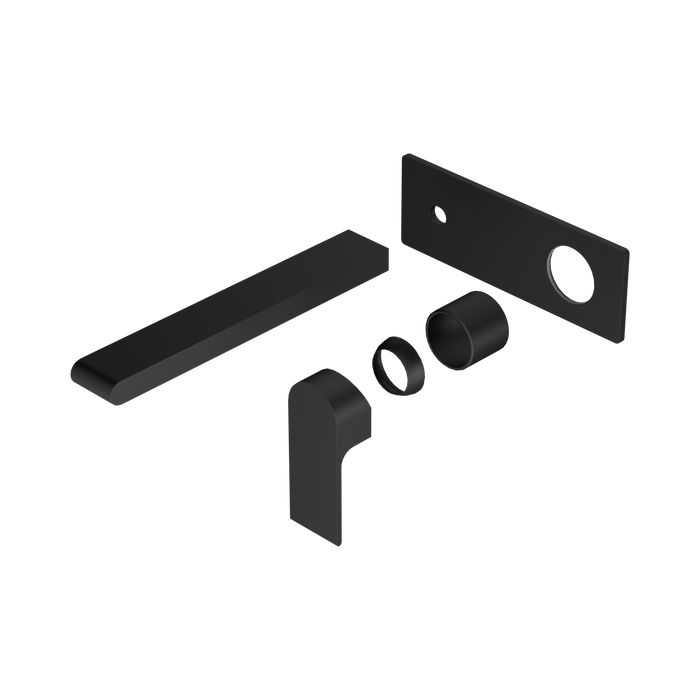 Nero Bianca Wall Basin/Bath Mixer 230mm Trim Kits Only - Matte Black