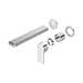 Nero Bianca Wall Basin/Bath Mixer Separate Back Plate 230mm Trim Kits Only - Chrome