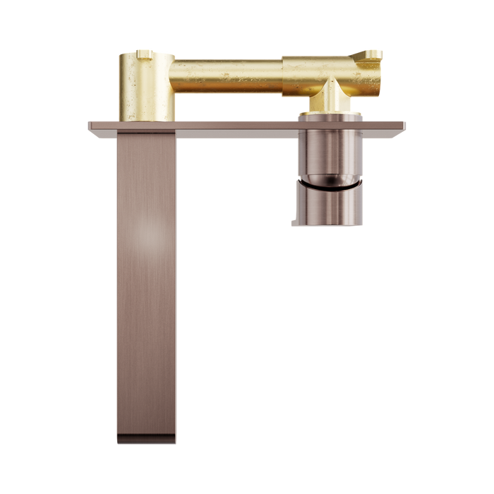 Nero NR321510aBZ Bianca Wall Basin Bath Mixer 187mm Brushed Bronze image 3 | SKU: NR321510ABZ