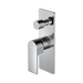 Nero Bianca Shower Mixer With Diverter - Chrome