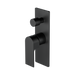 Nero Bianca Shower Mixer With Diverter - Matte Black
