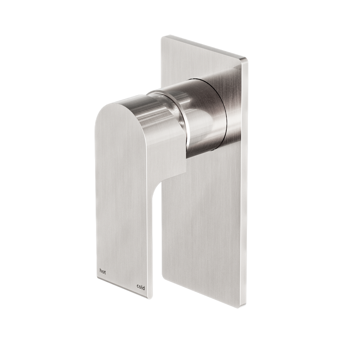 Nero Bianca Shower Mixer - Brushed Nickel