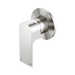 Nero Bianca Shower Mixer 80mm Plate - Brushed Nickel