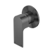 Nero Bianca Shower Mixer 80mm Plate - Gun Metal