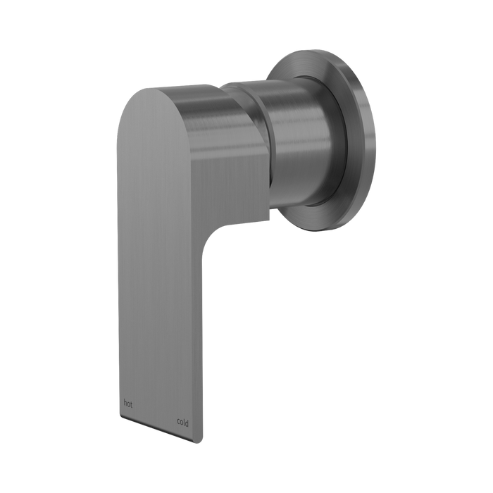 Nero Bianca Shower Mixer 60mm Plate - Gun Metal