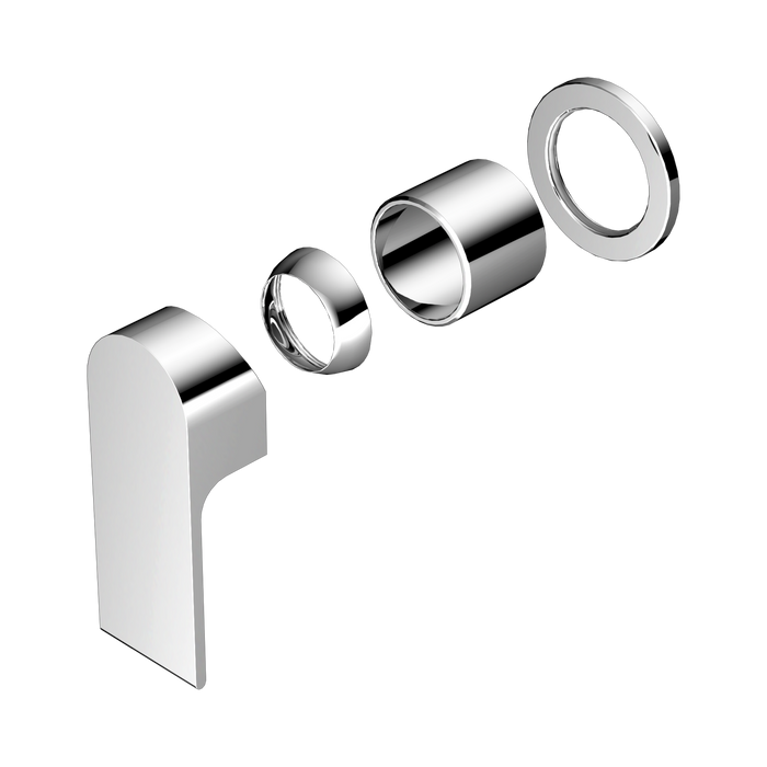 Nero Bianca Shower Mixer 60mm Plate Trim Kits Only - Chrome