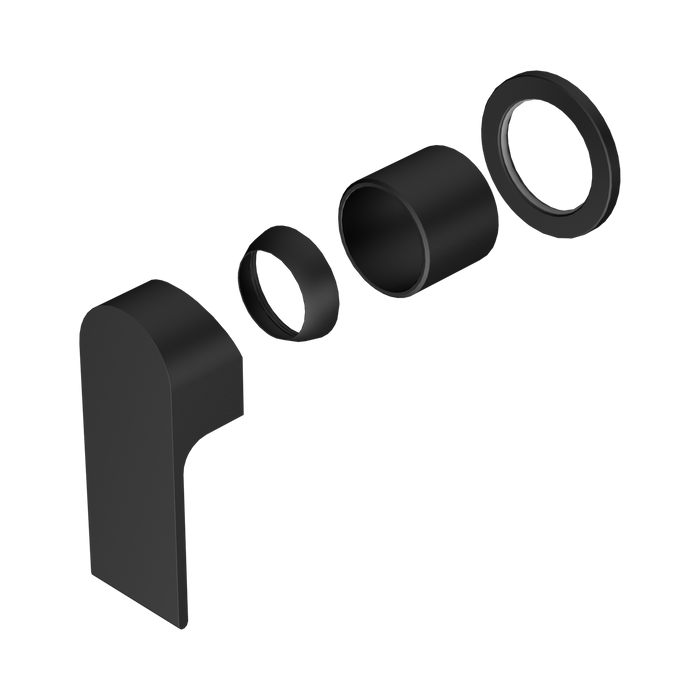 Nero Bianca Shower Mixer 60mm Plate Trim Kits Only - Matte Black