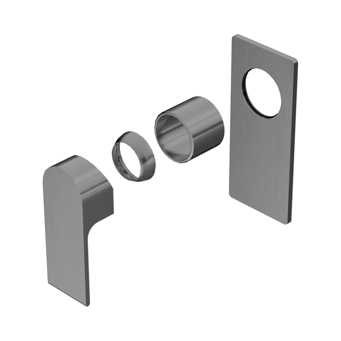 Nero Bianca Shower Mixer Trim Kits Only - Gun Metal