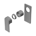 Nero Bianca Shower Mixer Trim Kits Only - Gun Metal