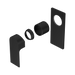 Nero Bianca Shower Mixer Trim Kits Only - Matte Black