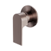 Nero Bianca Shower Mixer 80mm Plate - Brushed Bronze