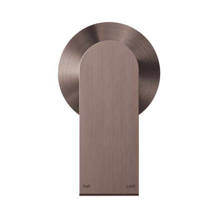 Nero NR321511dBZ Bianca Shower Mixer 80mm Plate Brushed Bronze image 2 | SKU: NR321511DBZ