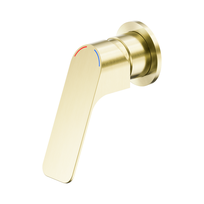 Nero Bianca Care Shower Mixer 60mm Plate - Brushed Gold
