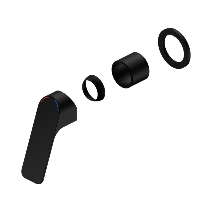 Nero Bianca Care Shower Mixer 60mm Plate Trim Kits Only - Matte Black