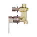 Nero NR321511gBZ Bianca Shower Mixer With Divertor Separate Back Plate Brushed Bronze image 2 | SKU: NR321511GBZ