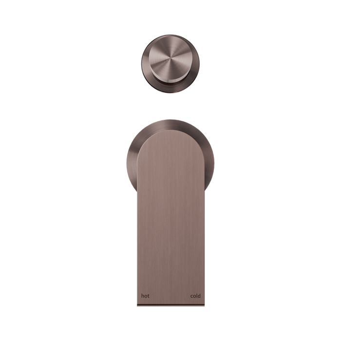 Nero NR321511gBZ Bianca Shower Mixer With Divertor Separate Back Plate Brushed Bronze image 3 | SKU: NR321511GBZ