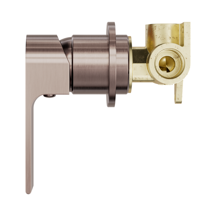 Nero NR321511hBZ Bianca Shower Mixer 60mm Plate Brushed Bronze image 2 | SKU: NR321511HBZ