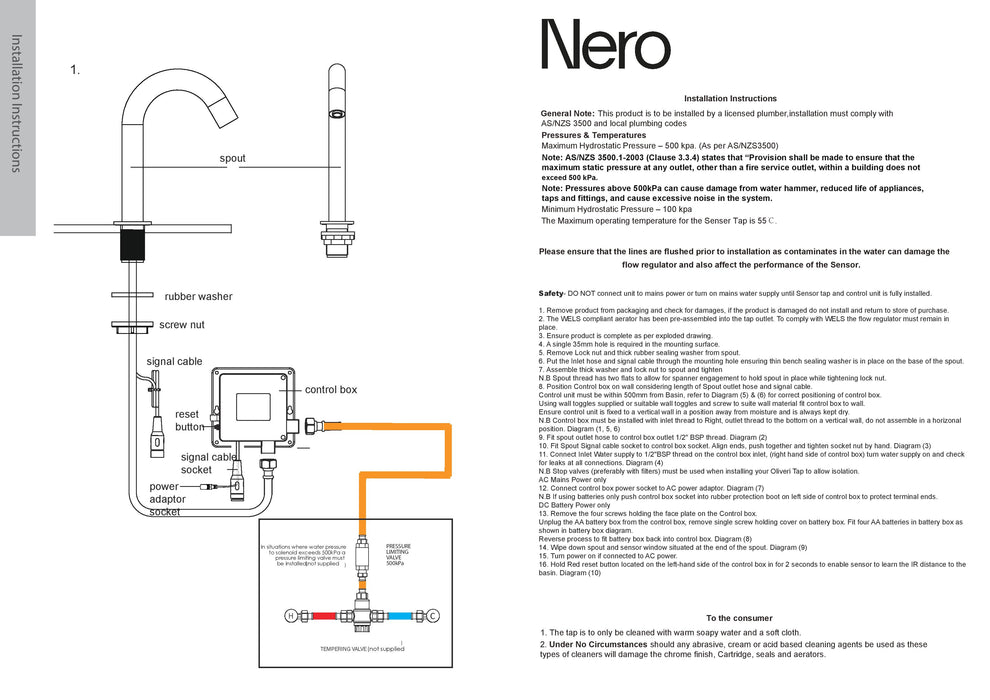 Nero Mecca Sensor Tap