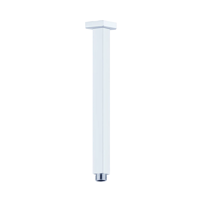 Nero Square Ceiling Arm 300mm Length