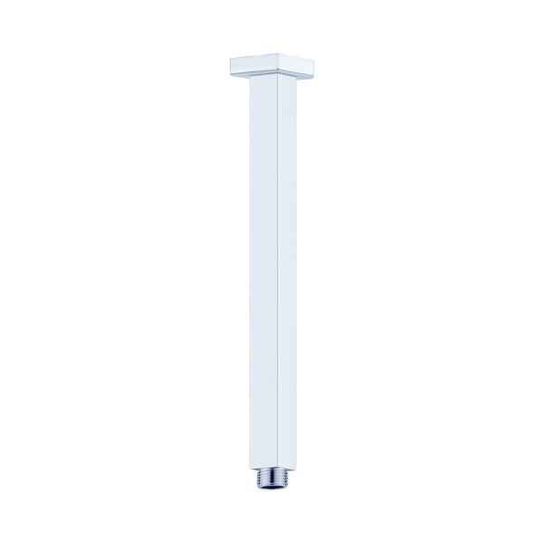 Nero Square Ceiling Arm 450mm Length