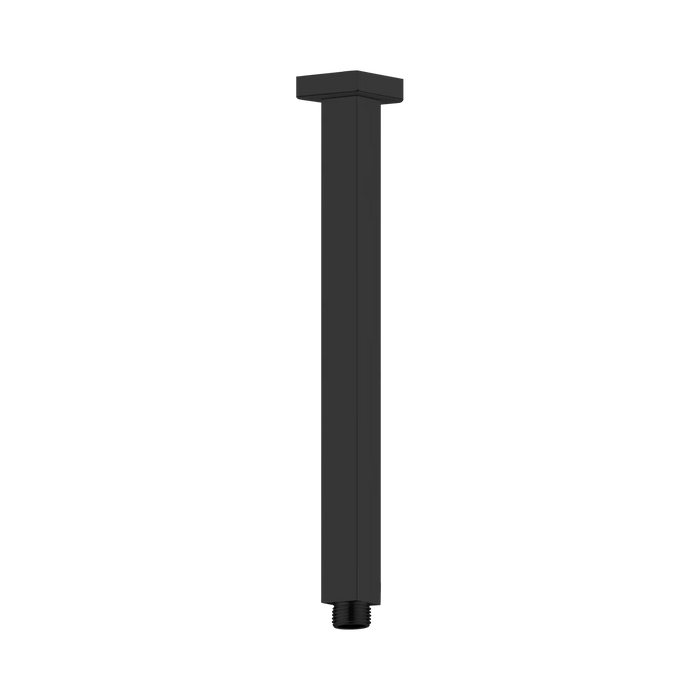 Nero Square Ceiling Arm 300mm Length
