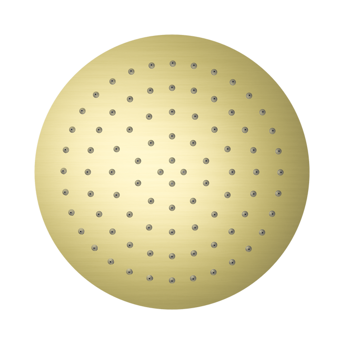 Nero NR507036BG 250mm Round Stainless Steel Shower Head 4 Star Rating Brushed Gold image 2 | SKU: NR507036BG