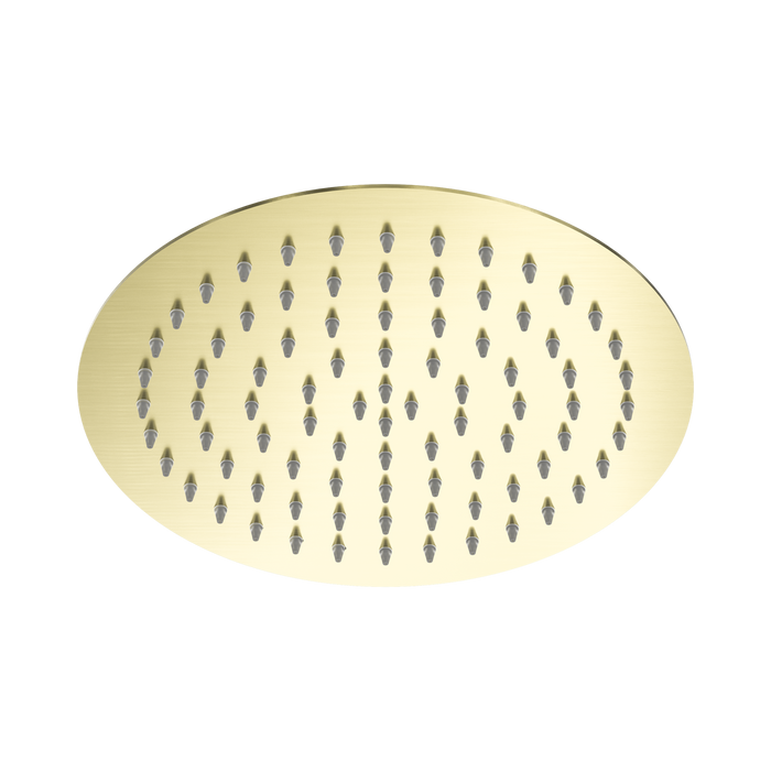 Nero NR507036BG 250mm Round Stainless Steel Shower Head 4 Star Rating Brushed Gold image 3 | SKU: NR507036BG