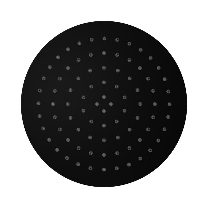 Nero NR507036MB 250mm Round Stainless Steel Shower Head 4 Star Rating Matte Black image 2 | SKU: NR507036MB