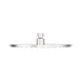 Nero NR507046BN 250mm Round Metal Shower Head II Brushed Nickel image 3 | SKU: NR507046BN