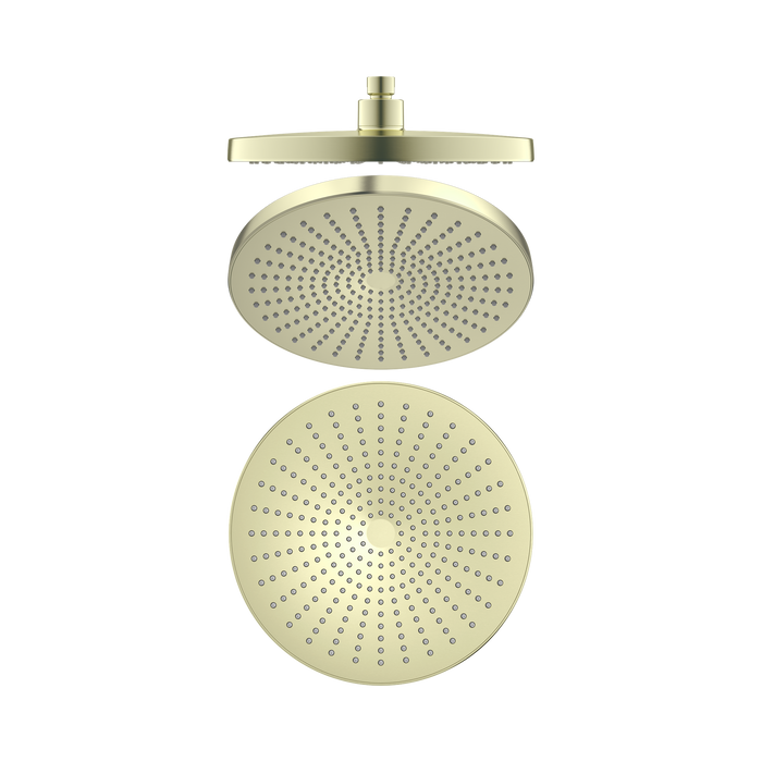 Nero Opal 250mm Shower Head - Brushed Gold