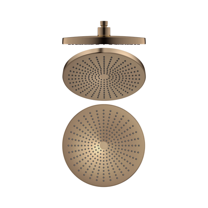 Nero Opal 250mm Shower Head - Brushed Bronze