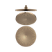 Nero Opal 250mm Shower Head - Brushed Bronze